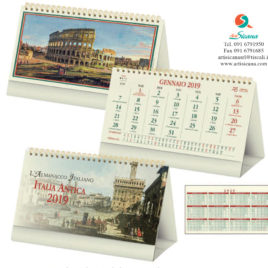 Calendario Italia Antica da tavolo, Art.68 grafica personalizzabile