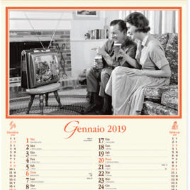 Calendario Come eravamo 12 fogli, Art. 47 grafica testata personalizzabile