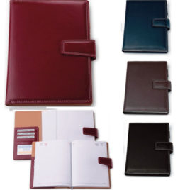 Agenda portafoglio in similpelle cm 17×24 con la stampa del logo della tua azienda, Art. A60