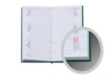 Agendina settimanale colori scuri, esterno in matra 8 x 15 Art. A1