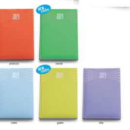 Agenda giornaliera colori pastello assortiti, Art. A12