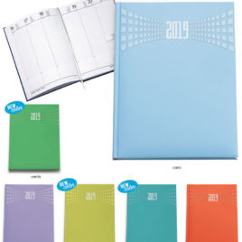 Agenda settimanale colori pastello assortiti, Art. A86