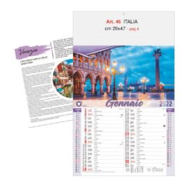 Calendario Italia figurativo, Art. 46 grafica testata personalizzabile