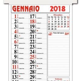 Calendario appunti passafoglio Art. 17 personalizzato