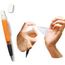 Penna con dosatore spray , Art. 110 con stampa logo