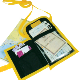 Portadocumenti da viaggio, Art. 215 con stampa logo e grafica personalizzata.