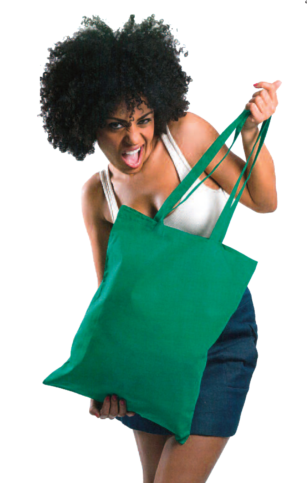 borsa shopper con logo o grafica stampata