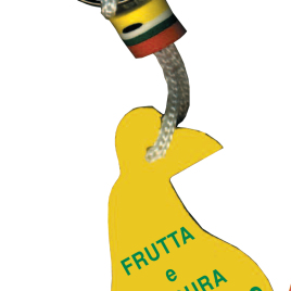 Portachiavi galleggiante pera con la stampa del tuo logo Art. 525