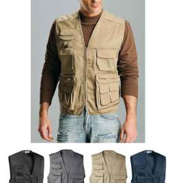 Gilet Multitasche Art.289 con la stampa del tuo logo.