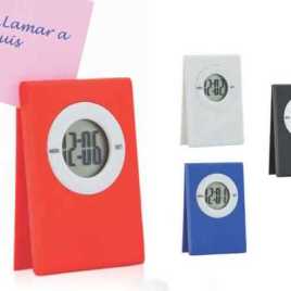 Orologio da tavolo con clip fermacarte, Art. 685 pubblicizzato