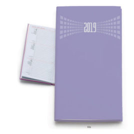Agendina settimanale colori pastello, esterno in matra 8 x 15 Art. A2