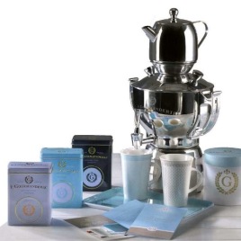 Kit angolo del benessere Gourmanderiè con Samovar Art. 769