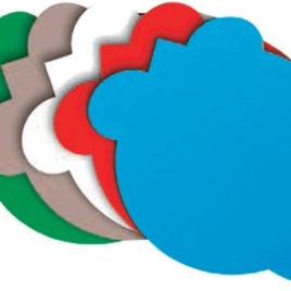 Tappetino mouse a forma di topolino, Art. 704 con stampa logo