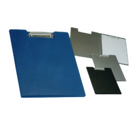 Cartella in PVC rigido con blocco e penna neutri, Art. 710B con la stampa del tuo logo