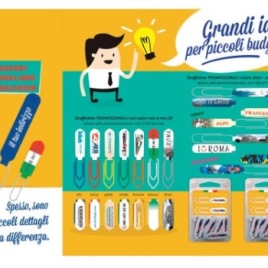 Graffetta con etichetta personalizzata, Art. 730 con la grafica della tua azienda