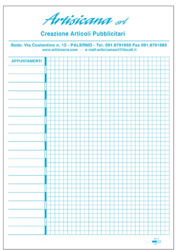 Blocco note cm. 21×29,7, Art. 306