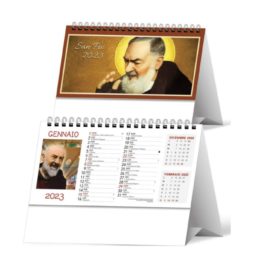 Calendario San Pio da tavolo, Art.64 grafica personalizzabile
