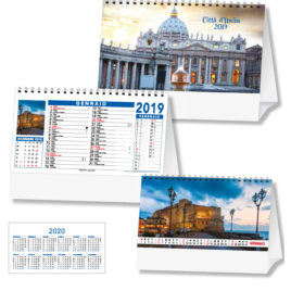 Calendario Città d’Italia da tavolo, Art.65 grafica personalizzabile