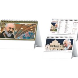 Calendario San Pio da tavolo, Art.64 grafica personalizzabile
