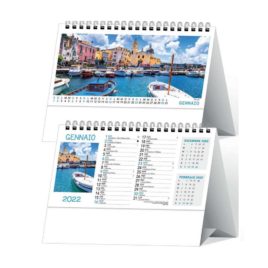 Calendario Città d’Italia da tavolo, Art.65 grafica personalizzabile