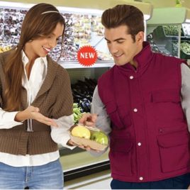 Gilet imbottito art. 881 con la stampa del tuo logo