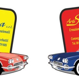 Deodorante modello auto Art. 383 con il logo della tua azienda