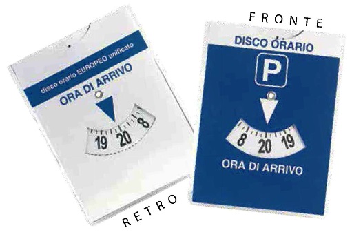 Disco orario maxi Art. 393 con il logo della tua azienda