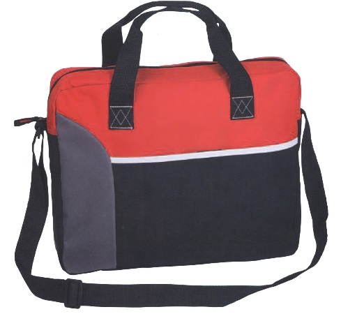 Borsa P/documenti in Nylon, Art. 728 con stampa logo e grafica personalizzata.