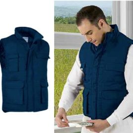 Gilet imbottito art. 844 con la stampa del tuo logo