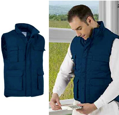 Gilet imbottito art. 844 con la stampa del tuo logo