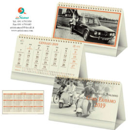 Calendario Come Eravamo da tavolo, Art.63 grafica personalizzabile