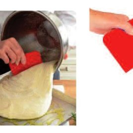 Raschietto taglia pane in pasta, Art. 428 con il logo della tua azienda.