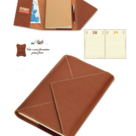 Agenda borsello in cuoio con la stampa del logo della tua azienda, Art. A53