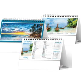 Calendario Tropicale da tavolo, Art.73 grafica personalizzabile